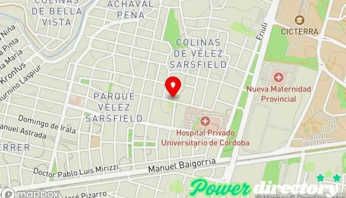 mapa de 𝒞𝒶𝓃̃𝒶𝒹𝒶 𝐻𝑜𝓃𝒹𝒶 – salud y deporte Centro de salud y bienestar, Gimnasio en Córdoba