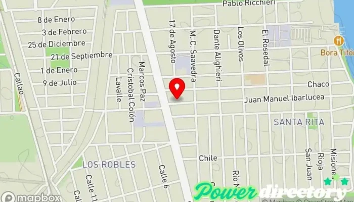 mapa de Agencia de Quinielas y Pago Fácil 