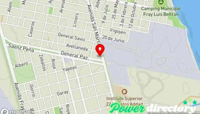 mapa de Agencia El Pato Tienda de lotería en Fray Luis Beltrán