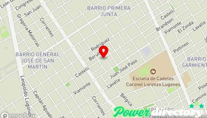 mapa de Agus Campitelli Repostería Pastelería en Santiago del Estero