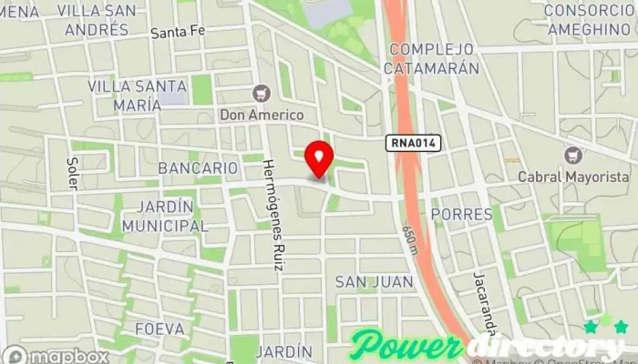 mapa de Almacen 24 Tienda de bebidas alcohólicas, Panadería, Tienda de fiambres en San Juan