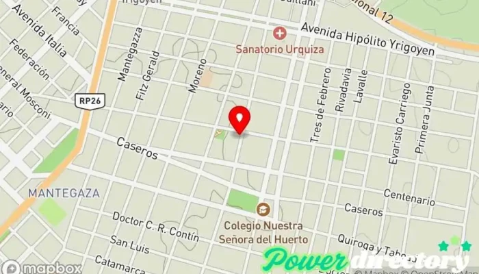 mapa de Almares Cooperativa De Credito Ltda. Banco en Nogoyá