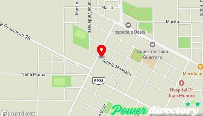 mapa de ALVAREZ AUTOMOTORES Concesionario de automóviles en Jacinto Arauz