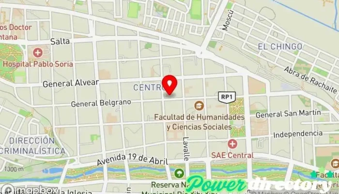 mapa de Amasol Agencia de préstamos en San Salvador de Jujuy
