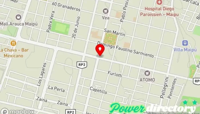 mapa de Amen PRESTAMOS PERSONALES Agencia de préstamos en Maipú