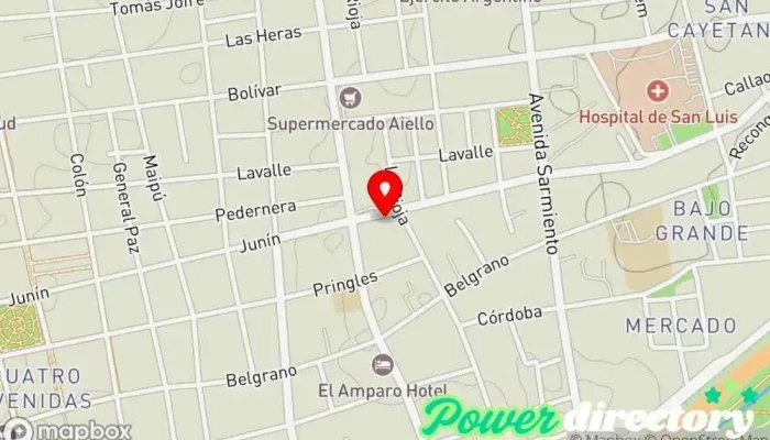 mapa de Amine Estética | Salud | Bienestar Centro de depilación láser, Tienda de belleza y salud en San Luis