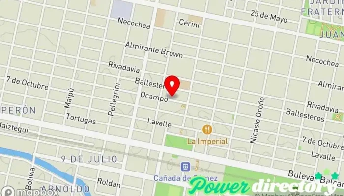 mapa de Amoac Servicios Servicios de empresa a empresa en Cañada de Gomez