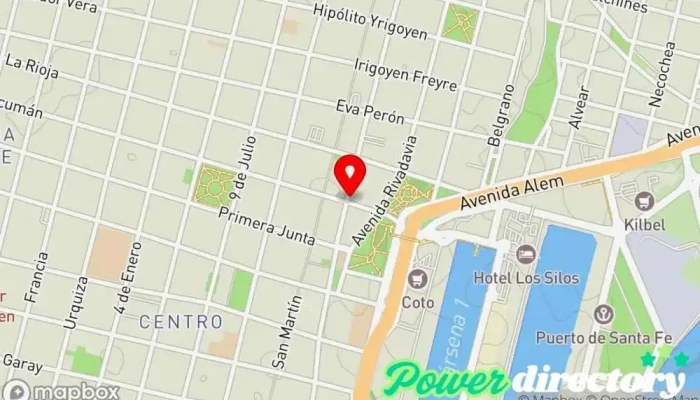 mapa de AMSDA ASOCIACIÓN MUTUAL Cooperativa, Agencia de préstamos en Santa Fe de la Vera Cruz