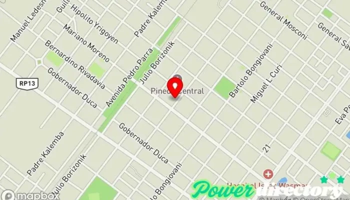 mapa de Amudoch Agencia de préstamos en Gral. Pinedo