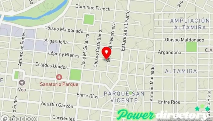 mapa de Andar Bien Centro de salud en Córdoba