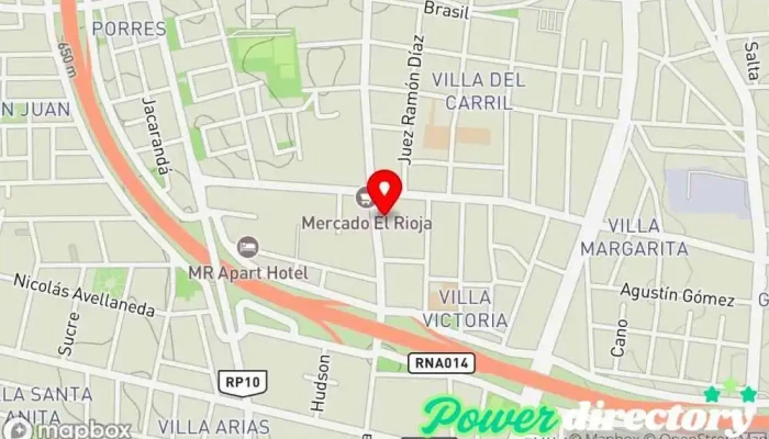 mapa de Ángel Sánchez García S.R.L. Tienda general en San Juan
