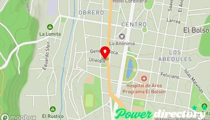 mapa de Artemisa Casa de Salud Especialista en medicina holística en El Bolsón