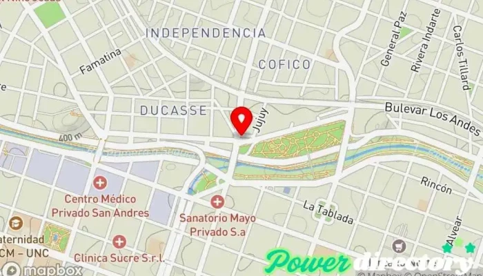 mapa de ASOCIACIÓN MUTUAL CONEXO Asociación u organización en Córdoba