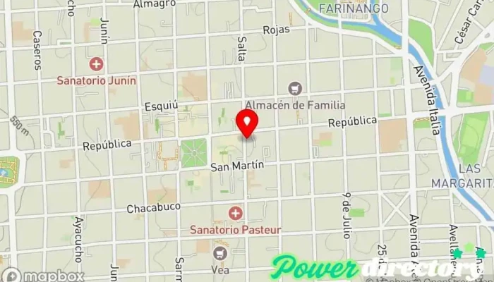 mapa de Asociación Mutual de Protección Familiar Organización de servicios sociales en San Fernando del Valle de Catamarca