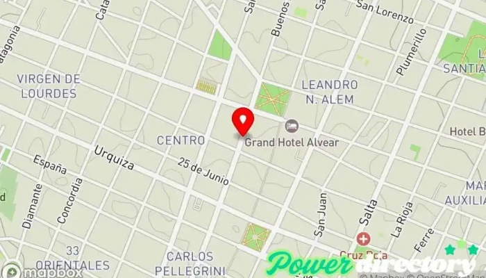 mapa de Asociación Mutual Hogar Latino Asociación u organización en Paraná