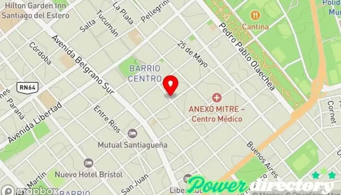 mapa de Asoiación Mutual Cabildo Abierto Asociación u organización en Santiago del Estero