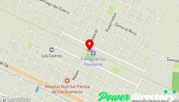 mapa de ATM Banco Santiago del Estero Cajeros automáticos en Pampa de los Guanacos