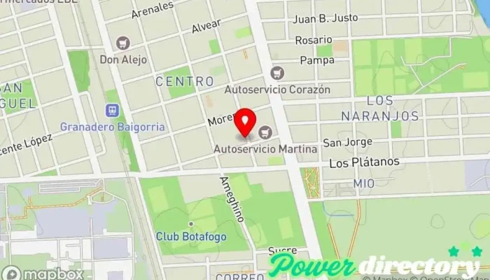 mapa de Augusto Bulian seguros, inversiones y créditos Compañía de seguros en Granadero Baigorria