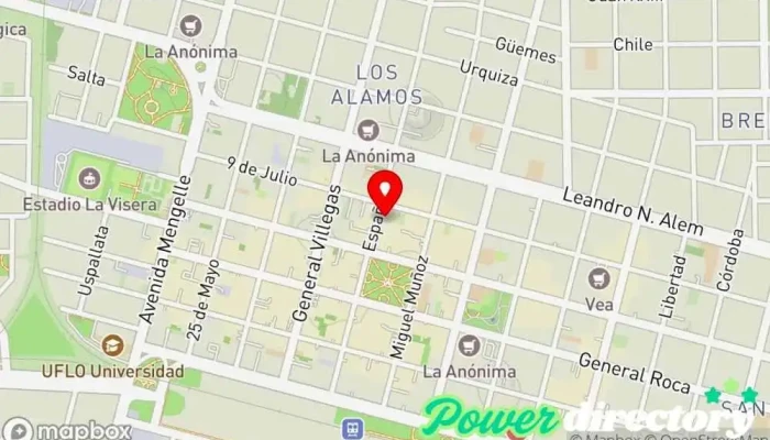 mapa de Autocrédito Agencia Oficial Cipolletti Institución financiera en Cipolletti