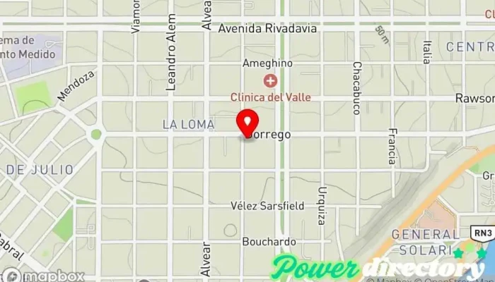 mapa de Autocrédito Agencia Oficial Comodoro Rivadavia Institución financiera, Oficinas de empresa en Comodoro Rivadavia