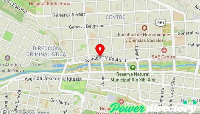 mapa de Autocrédito Agencia Oficial Jujuy - SUCCESSO S.A. Institución financiera en San Salvador de Jujuy