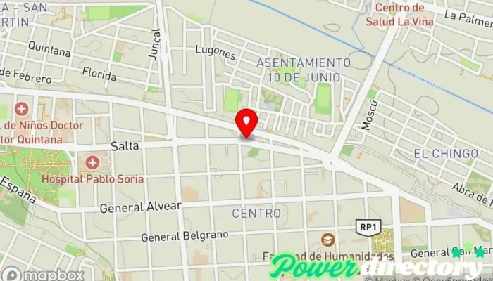mapa de Autocrédito Agencia Oficial Jujuy Consultora financiera en San Salvador de Jujuy
