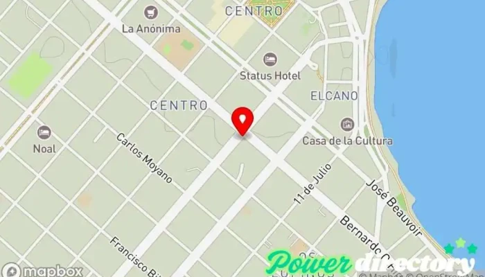 mapa de Autocrédito Agencia Oficial Río Grande Institución financiera en Río Grande