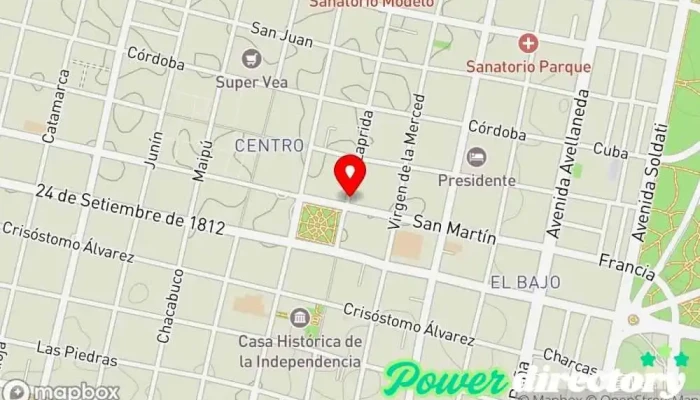 mapa de Banco Ciudad de Buenos Aires Banco en IFC