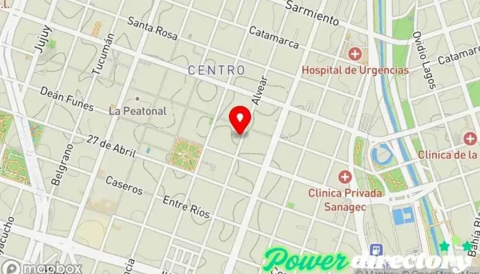 mapa de Banco Comafi Banco en Córdoba
