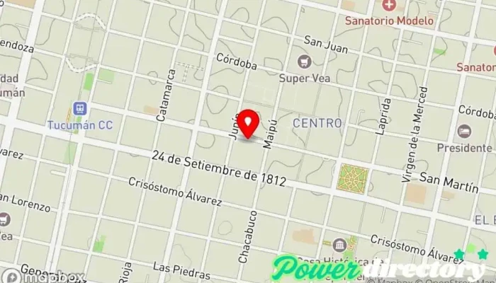 mapa de Banco Comafi Banco en San Miguel de Tucumán