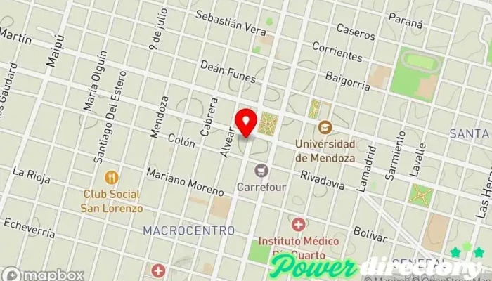 mapa de Banco Comafi Banco en Río Cuarto