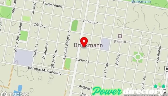 mapa de Banco Cordoba Banco en Brinkmann