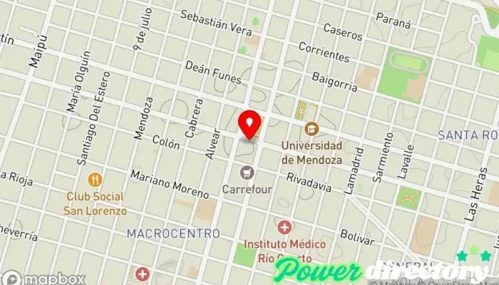 mapa de Banco Credicoop Banco en DJA