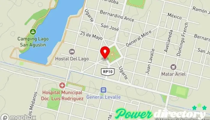 mapa de Banco de Córdoba Bancos y finanzas en Gral. Levalle