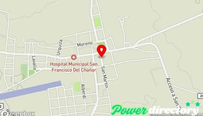 mapa de Banco de Córdoba Cajeros automáticos en San Francisco del Chañar