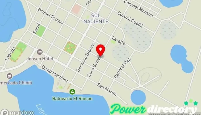 mapa de Banco De Corrientes Banco en Caá Catí