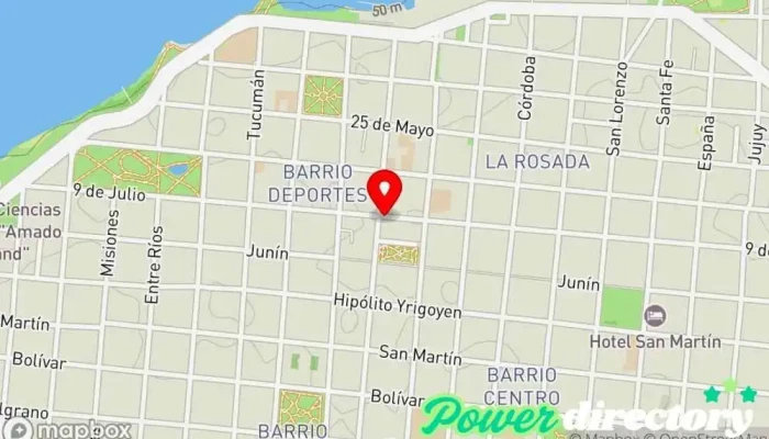 mapa de Banco de Corrientes S.A. Banco en Corrientes