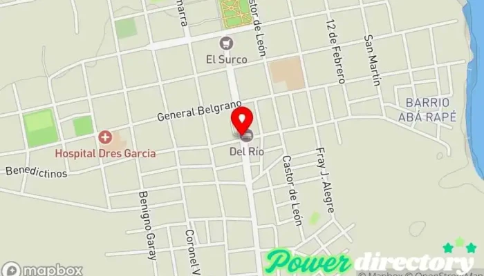 mapa de Banco de Corrientes S.A. Banco en Itatí