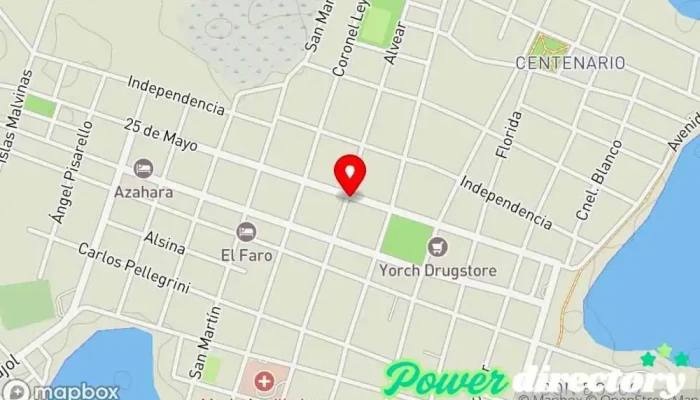 mapa de Banco de Corrientes S.A. Banco en Saladas