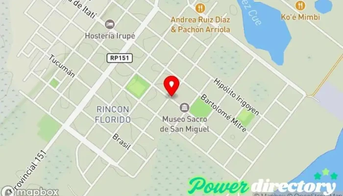 mapa de Banco de Corrientes S.A. Banco en San Miguel