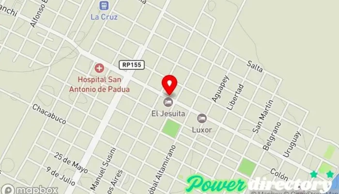 mapa de Banco de Corrientes S.A. Banco en La Cruz