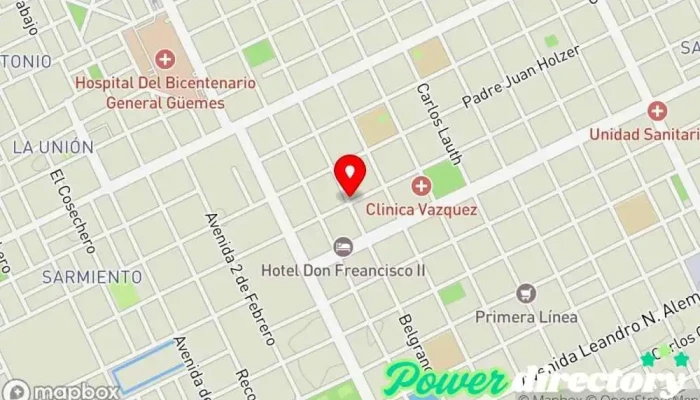 mapa de Banco de la Nación Argentina Banco en Juan José Castelli