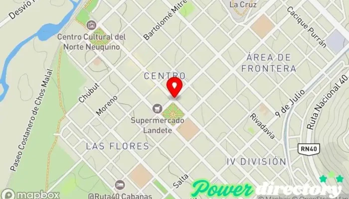 mapa de Banco de la Nación Argentina Banco en Chos Malal