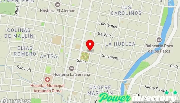 mapa de Banco de la Nación Argentina Banco en Cosquín