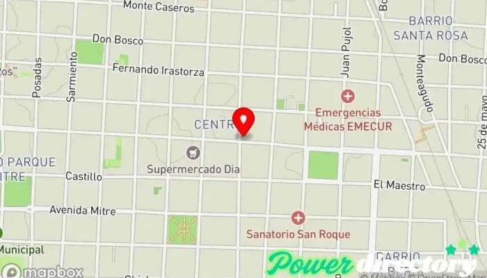 mapa de Banco de la Nación Argentina Banco en Curuzú Cuatiá