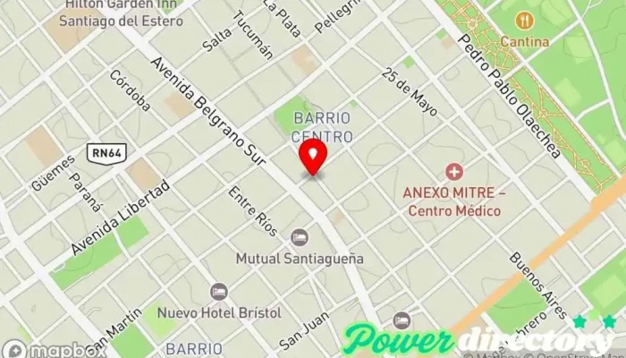 mapa de Banco de la Nación Argentina Banco en CMH