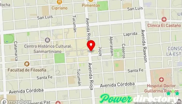 mapa de Banco de la Nación Argentina Banco en San Juan
