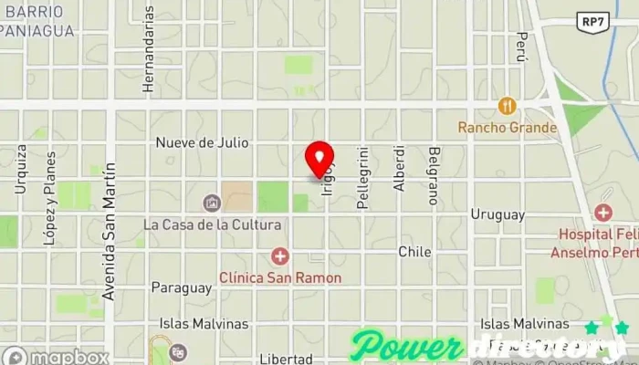 mapa de Banco de la Nación Argentina Banco en Gral. José de San Martín