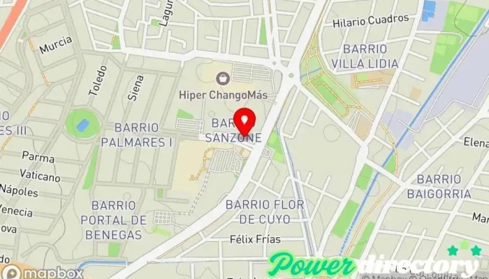 mapa de Banco de la Nación Argentina Banco, Cajeros automáticos en Godoy Cruz