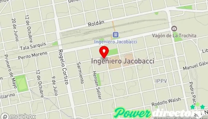 mapa de Banco de la Nación Argentina Banco en Ingeniero Jacobacci